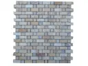 Travertin Jaune - Silver Mosaïque Modèle Bordeaux   