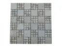 Travertin Beige - Jaune Mosaïque Modèle Monaco  