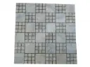 Travertin Silver - Beige Mosaïque Modèle Monaco  