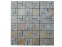 Travertin Jaune - Beige Mosaïque Modèle Nice 
