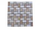 Travertin Multicolore Mosaïque Modèle Target 