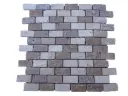 Travertin Beige - Noce Mosaïque 2,3x4,8 cm 