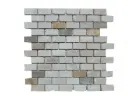 Travertin Multicolore Rebouché Mosaïque 2,3x4,8 cm 