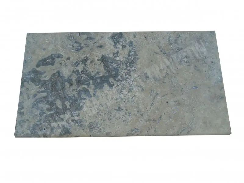 Travertin Silver Margelle de Piscine Bord Ogee 30,5x61 cm