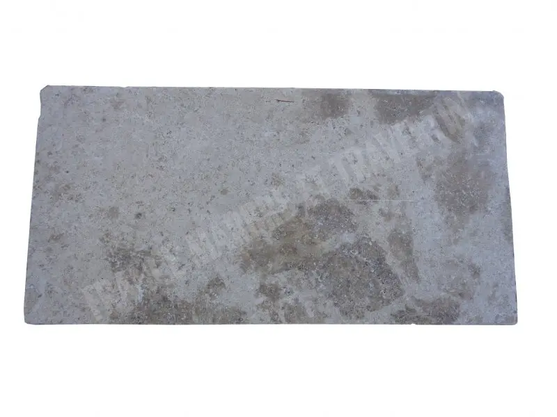 Travertin Walnut Margelle de Piscine Bord Droit 30,5x61 cm