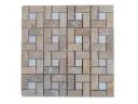 Travertin Jaune - Beige Mosaïque Modèle Target 