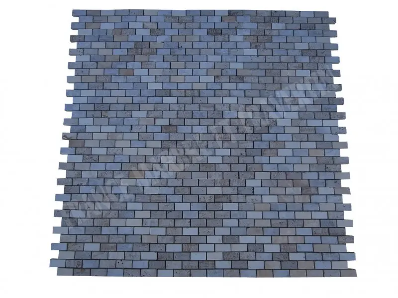 Travertin Multicolore Mosaïque 2,3x4,8 cm 