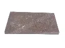 Travertin Noce Margelle de Piscine Bord Arrondi 30,5x61 cm