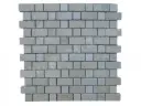Travertin Beige - Silver Mosaïque Modèle Bordeaux 