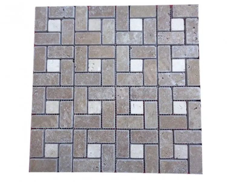 Travertin Noce – Beige Mosaïque Modèle Target  