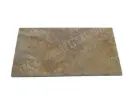 Travertin Jaune Margelle de Piscine Bord Arrondi 30,5x61 cm