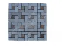 Travertin Beige - Jaune Mosaïque Modèle Target  