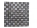 Travertin Beige - Noce Mosaïque Damier 2,3x2,3 cm 