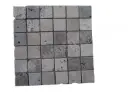 Travertin Beige - Noce Mosaïque 4,8x4,8 cm 
