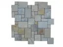 Travertin Multicolre Mosaïque Modèle Opus Romain 