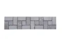 Travertin Beige & Noce Target Frise 30,5x7,5 cm 