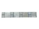 Travertin Silver Frise 30,5x5 cm 
