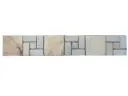 Travertin Jaune & Beige Nice Frise 30,5x5 cm 