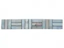Travertin Silver & Jaune Lyon Frise 30,5x5 cm 