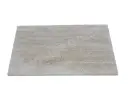 Travertin Beige Clair Veine Margelle de Piscine Bord Arrondi 33x61 cm