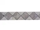 Travertin Beige & Noce Frise 28x6 cm Petit KF-16 
