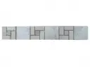 Travertin Silver & Beige Nice Frise 30,5x5 cm 