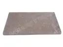 Travertin Noce Margelle de Piscine Bord Arrondi 33x61 cm