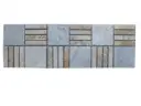 Travertin Silver & Jaune Paris 2 Frise 30,5x10 cm 