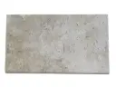 Travertin Beige Nuance Margelle de Piscine Bord Arrondi 35x61 cm