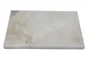 Travertin Beige Clair Margelle de Piscine Bord Arrondi 35x61 cm