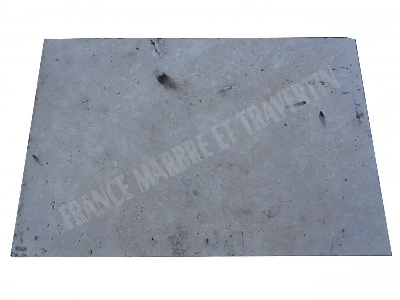 Travertin Beige Nuancé Margelle de Piscine Bord Droit 40,6x61 cm