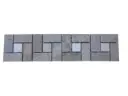 Travertin Noce & Beige Target Frise 30x7,5 cm 