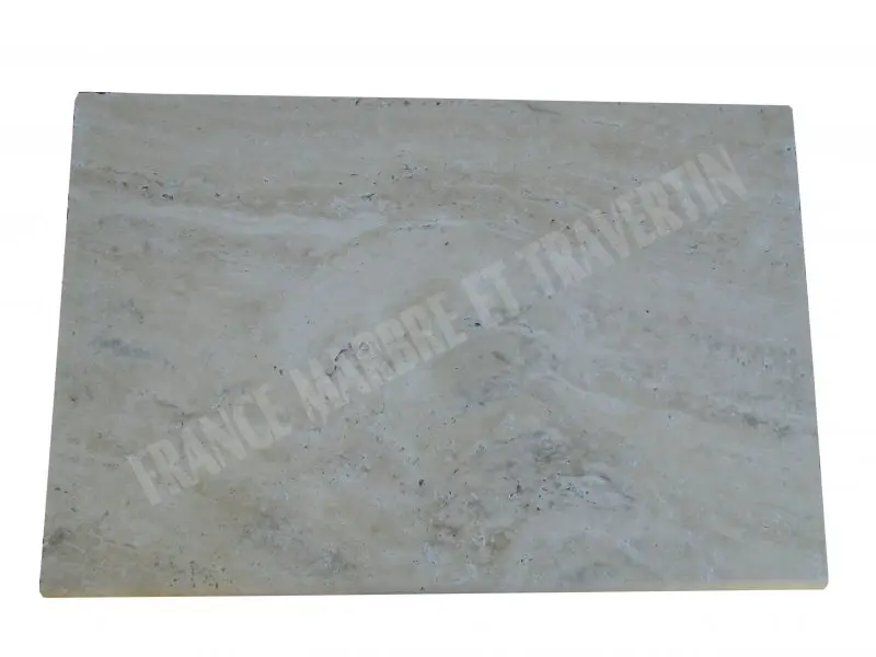 [1820] Travertin Malibu Margelle de Piscine Bord Arrondi 40,6x61 cm