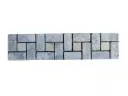 Travertin Silver & Beige Target Frise 30x8 cm 
