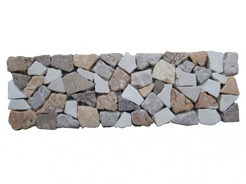 Travertin Multicolore Paladian Frise 30x10 cm 