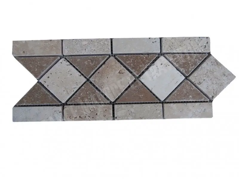 Travertin Beige & Noce KF-16-2  28,5x12 cm 