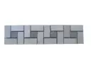 Travertin Beige & Noce Target Frise 30x7,5 cm 