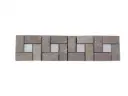 Travertin Noce & Beige Target Frise 30x7,5 cm 