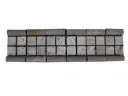 Travertin Frise Noce Mouleur Beige Mosaïque 30x8 cm 