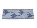 Travertin Multicolore Frise Mosaïque 30x12,5 cm 