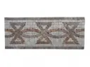 Travertin Multicolore Frise Mosaïque 30x12 cm 