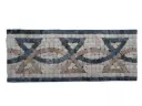 Travertin Multicolore Frise Mosaïque 30x12 cm 