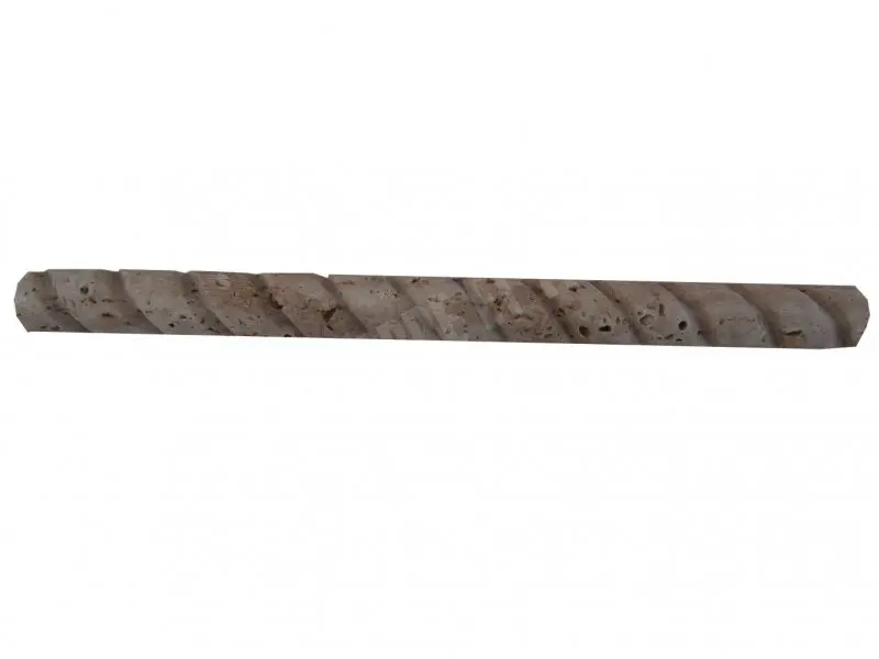 Travertin Beige Moulure Pencil Corde 30,5x2,5 cm 