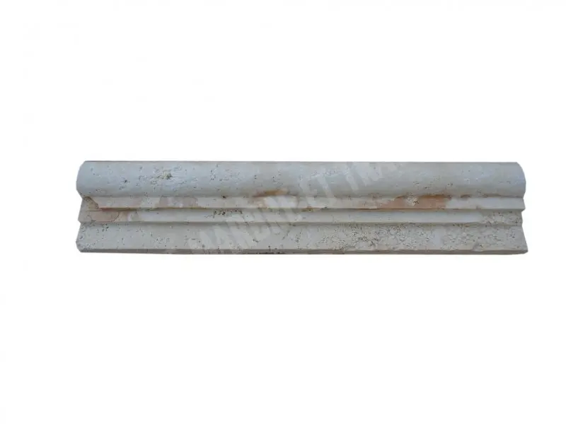 [372] Travertin Beige Moulure Ogee 2 30,5x6,5 cm 