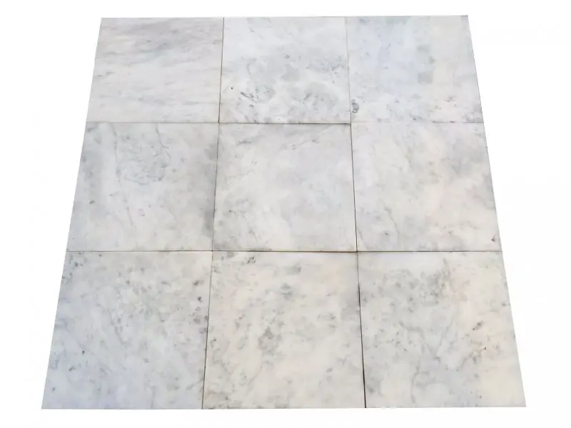 Marbre Blanc Carrare Texture Turque 40,6x40,6 cm 