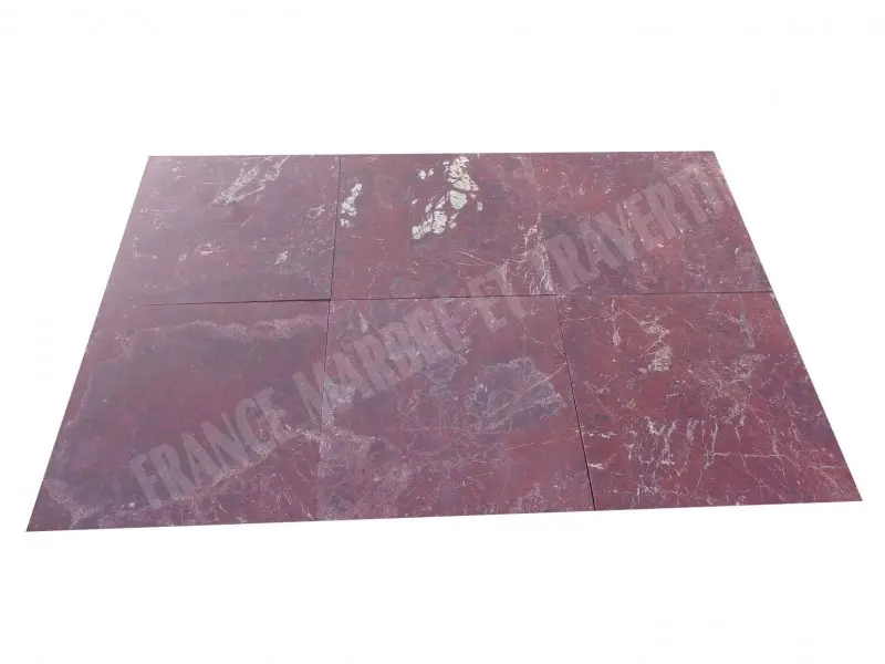 Marbre Ruby Rouge 60x60 cm 
