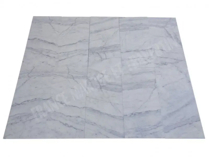 Marbre Blanc Carrare Turque 30,5x61 cm 