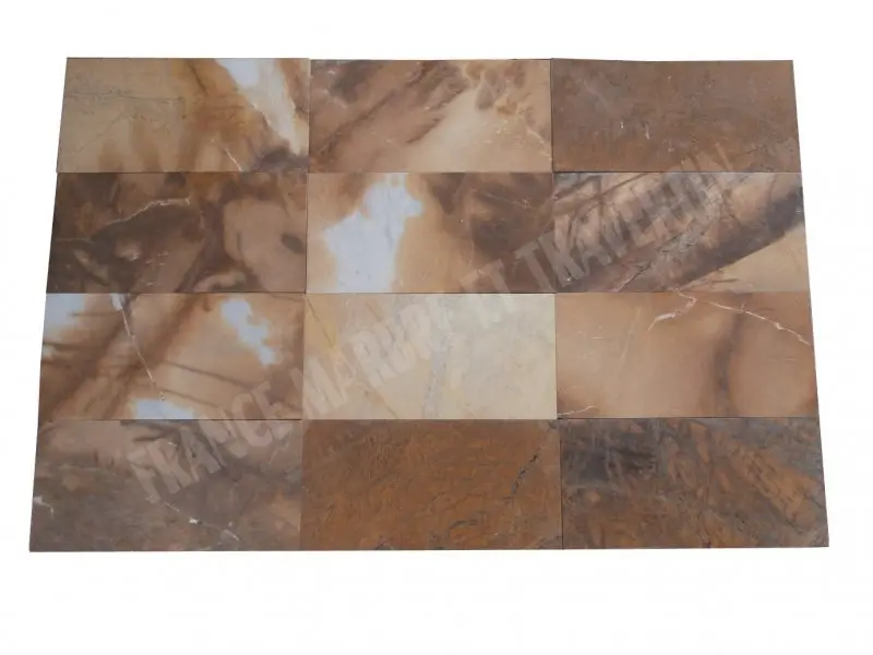 Marbre Jaune Picasso 20x40 cm 