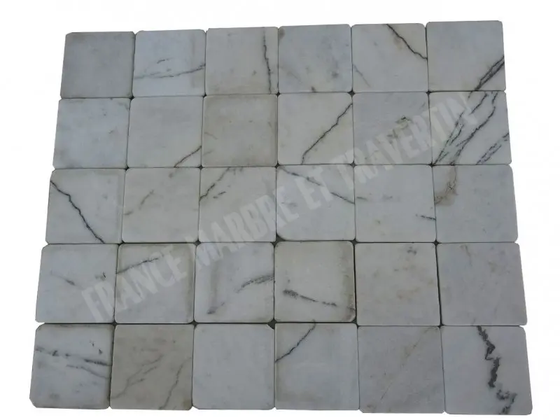 Marbre Blanc Newyork 10x10 cm 