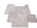 Travertin Beige Extra Clair Opus Romain 